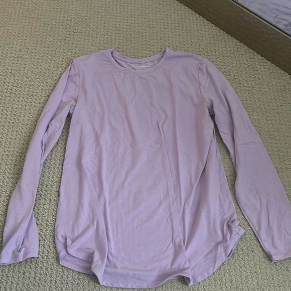 Joe Fresh Active Lilac Long Sleeve Top - Picture 2 of 6